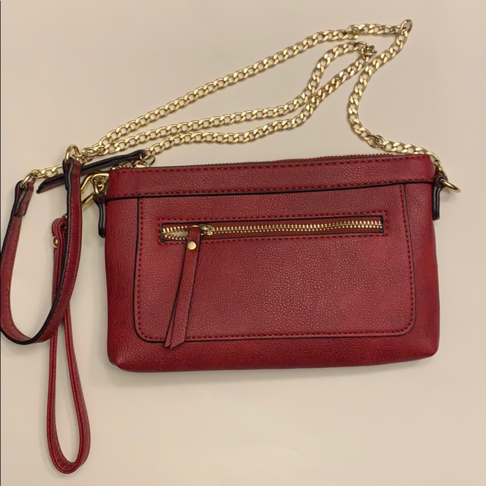 Red satchel